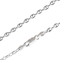 Sterling Silver 3mm Diamond Cut Anchor Chain 100