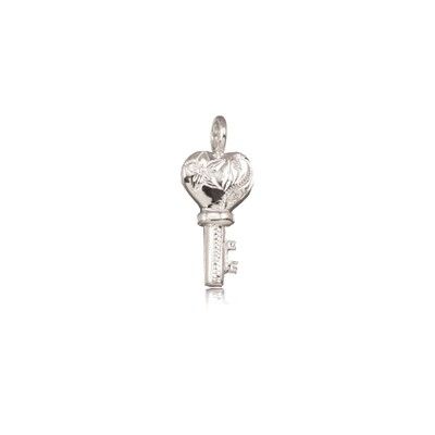 Sterling Silver Hawaiian Key Mini Charm