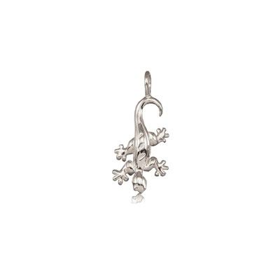 Sterling Silver Hawaiian Gecko Mini Charm