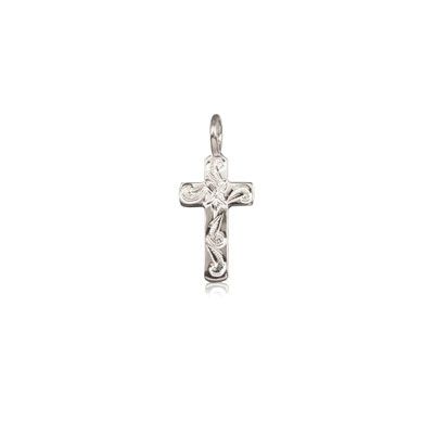 Sterling Silver Hawaiian Cross Mini Charm