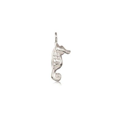 Sterling Silver Hawaiian Seahorse Mini Charm