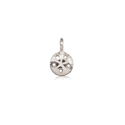 Sterling Silver Hawaiian Sand Dollar Mini Charm