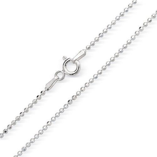 14KT White Gold Bead Chain