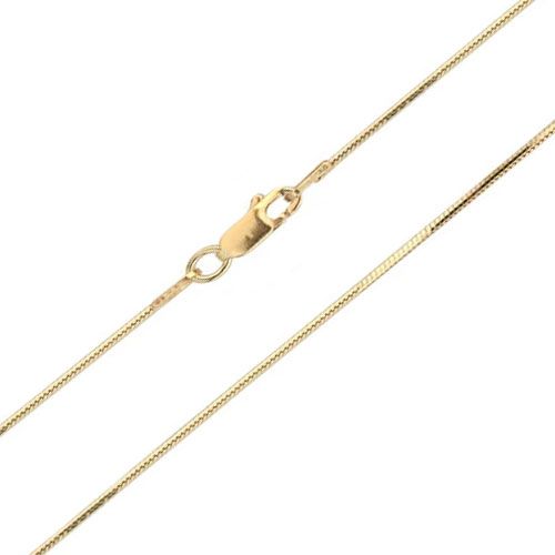 14KT Yellow Gold Diamond Cut Snake Chain