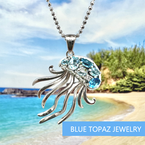 Wholesale Blue Topaz Hawaiian Jewelry