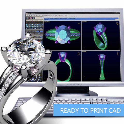 Ready to print Jewelry CAD